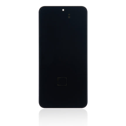 For Samsung Galaxy S22 5G China edition / F version / TS 5G OLED Assembly With frame / black  (Aftermarket Plus)(SKU:1559504)