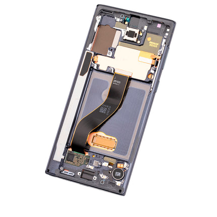 For Samsung Galaxy Note 10/N970F OLED assembly With Frame Black(Refurbished)(SKU:1316533)