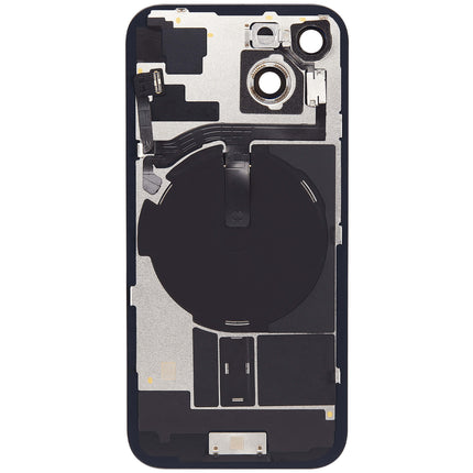 For iPhone 15 Lens for back cover With bracket and back camera lens / Magnetic Black (Aftermarket Plus)(SKU:1555151)