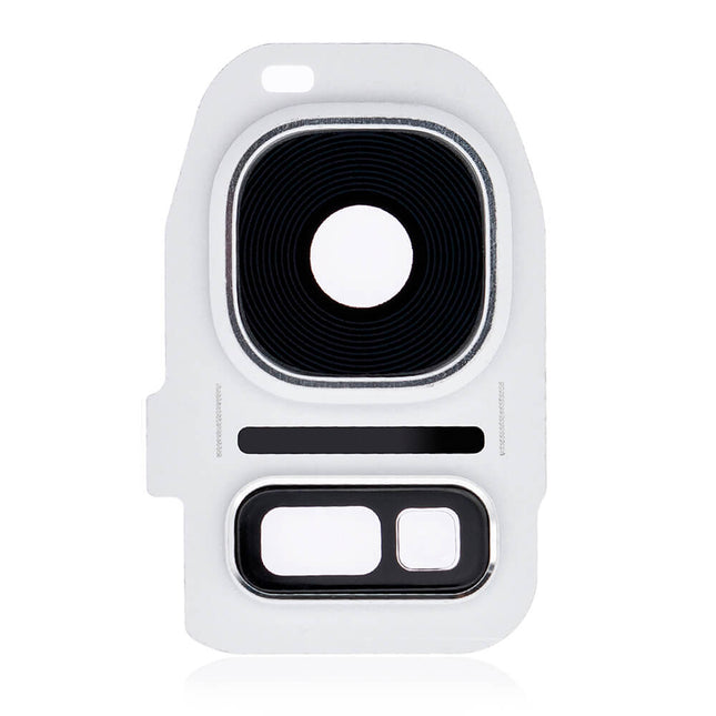 For Samsung Galaxy S7/G930F/G935F | Camera Lens With Frame/Sticker | White(Premium OEM)