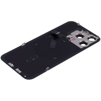 For iPhone 15 Pro Max Lens for back cover With bracket and back camera lens / Magnetic White (Aftermarket Plus)(SKU:1555168)