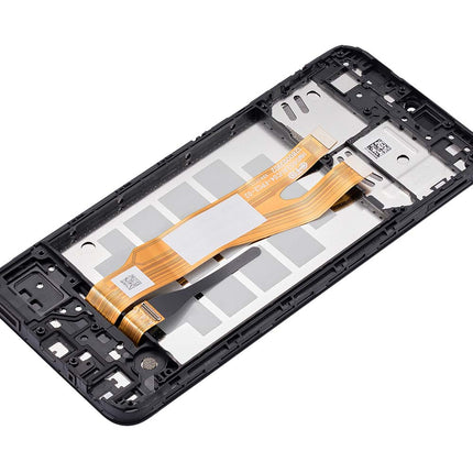 For Samsung Galaxy A03 core LCD Assembly With Frame Black(Refurbished)***DE Warehouse***(SKU:1507136)