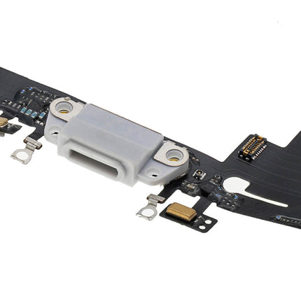 For iPhone 8 plus Charge Port Flex Cable/Gray White (Refurbished)***DE Warehouse***(SKU:1530792)