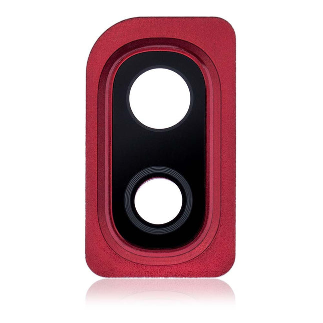 For Samsung Galaxy A10/A105F | Camera Lens With Frame/Sticker | Red(Premium OEM)