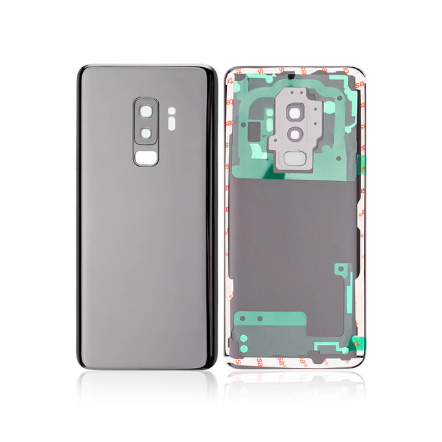 For Samsung Galaxy S9 Plus/G965 | Back Cover With Camera Cover(No Logo) | Silver(Aftermarket Plus)