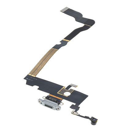 For iPhone Xs max Charge Port Flex Cabe White(Premium OEM)(SKU:1348585)