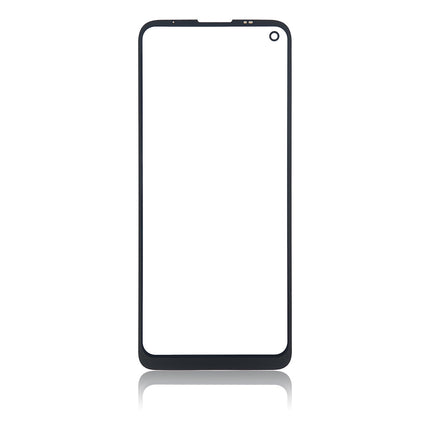 For Motorola G9 Power Front Glass Lens With OCA Black(Aftermarket Plus)(SKU:1494493)