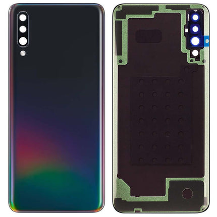 For Samsung Galaxy A70/A705 | Back Cover With Camera Cover(No Logo) | Black(Aftermarket Plus)