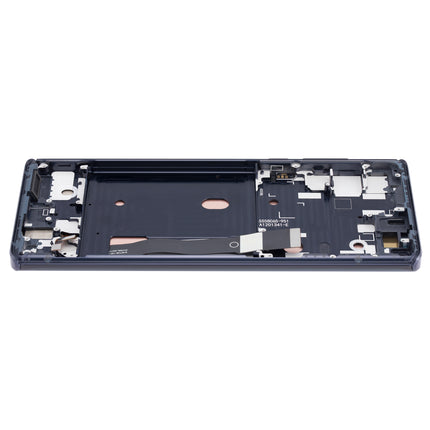 For Motorola Edge 2020 XT2063 / OLED assembly With frame / black  (Premium OEM)(SKU:1557551)