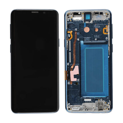 For Samsung Galaxy S9/G960 | LCD Assembly With Frame | Blue(Refurbished)