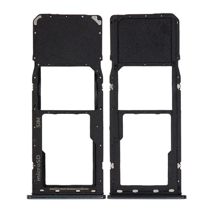 For Samsung Galaxy A20/A205F/A30/A40/A50 Sim Card Tray/Single Card Black(Premium OEM)(SKU:1076980)