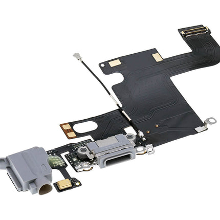For iPhone 6 Charge Port Flex Cable/Earphone Flex Cable Black(Aftermarket)(SKU:1076117)