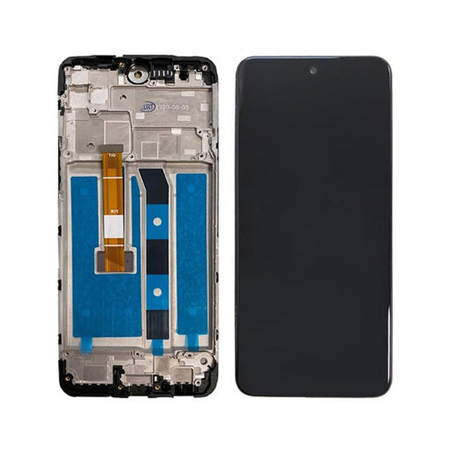 For LG K42 | LCD Assembly With Frame | Black(Premium OEM)