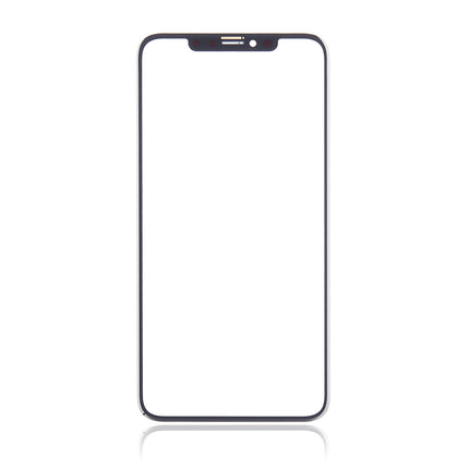 For iPhone Xs max | Front Glass/Lens With OCA | Black(Aftermarket Plus)