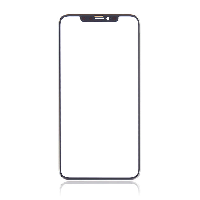 For iPhone Xs max | Front Glass/Lens With OCA | Black(Aftermarket Plus)