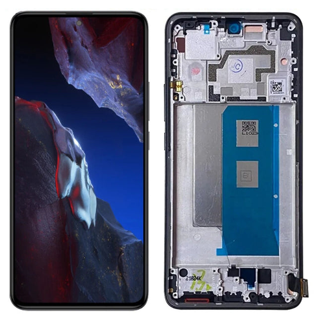 For Xiaomi Poco F5 Pro / Redmi K60/Redmi K60 pro | LCD Assembly With Frame | Black (Premium OEM)