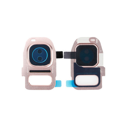 For Samsung Galaxy S7/G930F/G935F Camera Lens With Frame/Sticker Gold(Premium OEM)(SKU:1078389)
