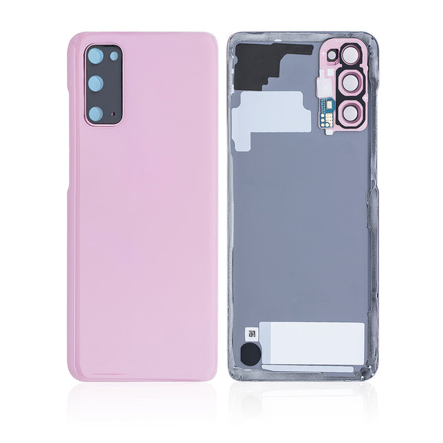 For Samsung Galaxy S20 | Back Cover With Camera Cover(No Logo) | Pink(Aftermarket Plus)