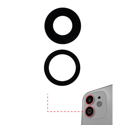 For iPhone 12 | Camera Lens With Sticker | (Aftermarket Plus)