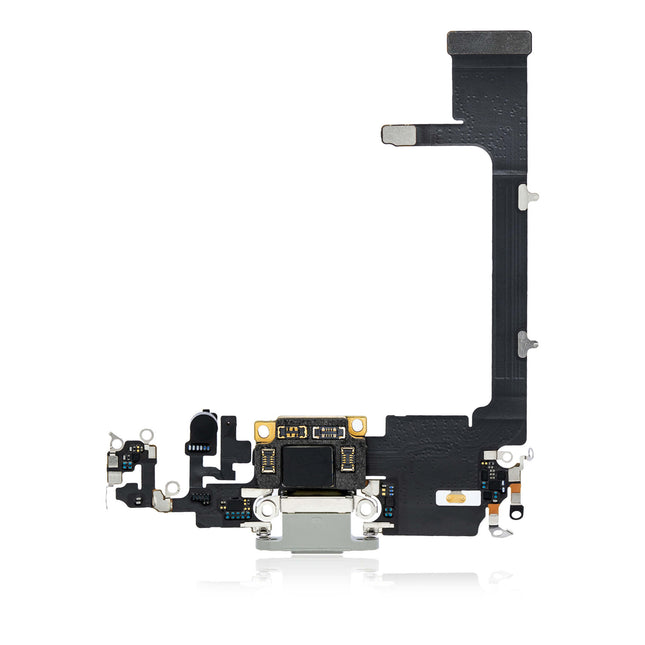 For iPhone 11 Pro | Charge Port Flex Cable with IC | White(Premium OEM)