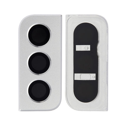 For Samsung Galaxy S21 Camera Lens With Frame/Sticker Silver(Premium OEM)(SKU:1475109)