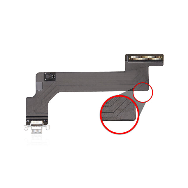 For iPad 10  ( 2022 )  Charge Port Flex Cable/WIFI Version | White ( Premium OEM ) 