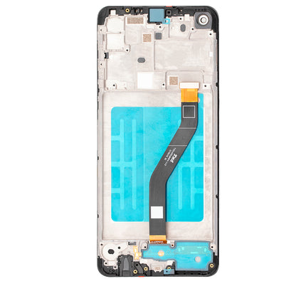 For Samsung Galaxy A21/A215 LCD Assembly With Frame Black(Refurbished)(SKU:1477983)