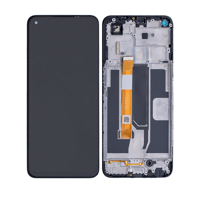 For OnePlus Nord N200 5G | LCD Assembly with Frame | Black(Premium OEM)