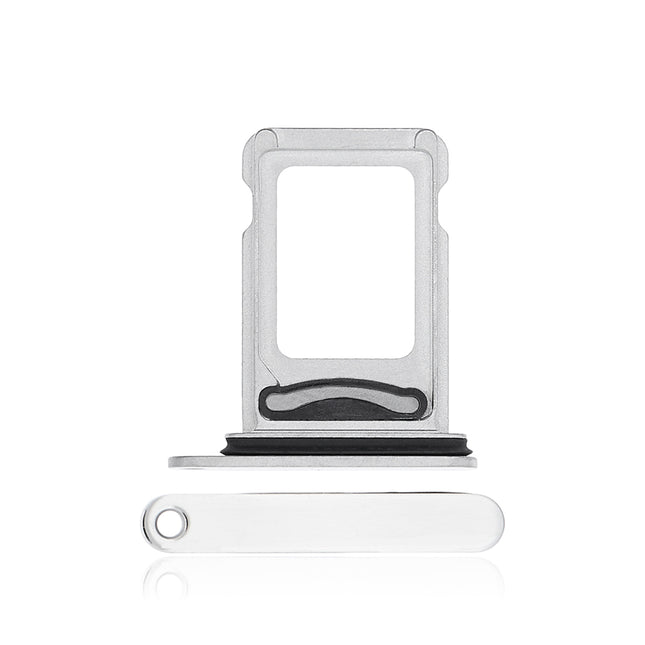For iPhone 13 pro/13 Pro max | Sim Card Tray/Dual Sim Card | Silver(Premium OEM)