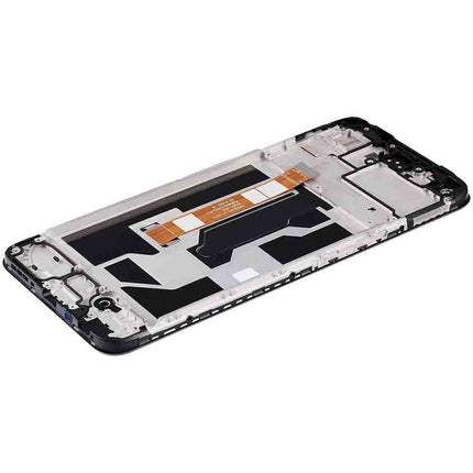 For OPPO A76 LCD Assembly With Frame Black(Refurbished)(SKU:1528419)
