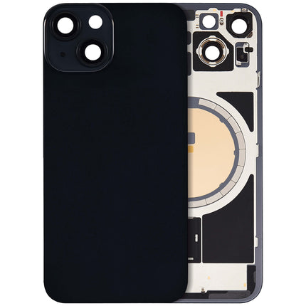For iPhone 14 Lens for back cover With bracket and back camera lens / Magnetic | Black (Aftermarket Plus)