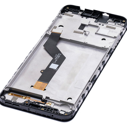For Motorola E7 Plus/G9 Play/XT2081 LCD Assembly with frame Black(Refurbished)(SKU:1482253)