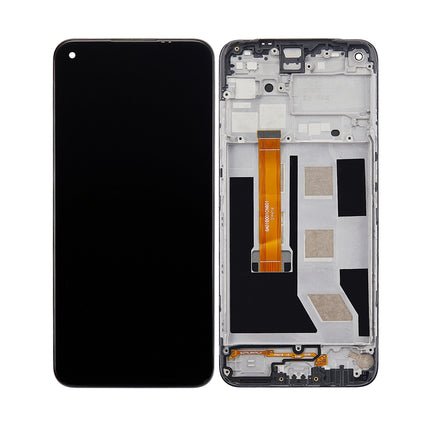For OPPO A53 2020 / A53S | LCD Assembly With Frame | Black(Refurbished)