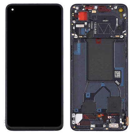 For OPPO Reno7 5G | LCD Assembly With Frame | Black(Refurbished)
