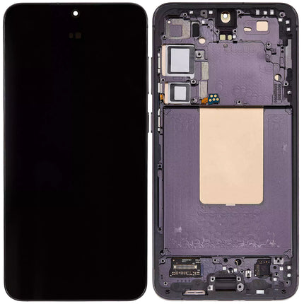 For Samsung Galaxy S24+ 5G F version / OLED assembly With Frame / Black (Refurbished)(SKU:1562121)