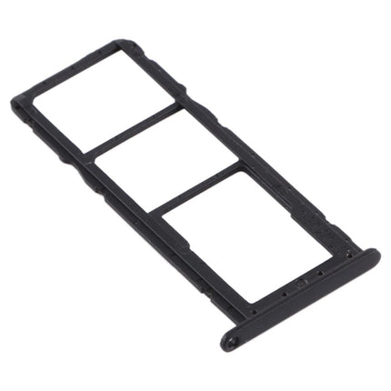 For Huawei Y6 2019 Sim Card Tray/Dual Sim Card Black(Premium OEM)(SKU:1463662)