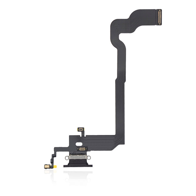 For iPhone X | Charge Port Flex Cabe | Black(Aftermarket Plus)
