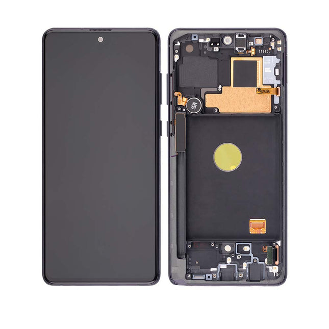 For Samsung Galaxy Note 10 Lite/N770F | LCD Assembly With Frame | Black(Premium OEM)