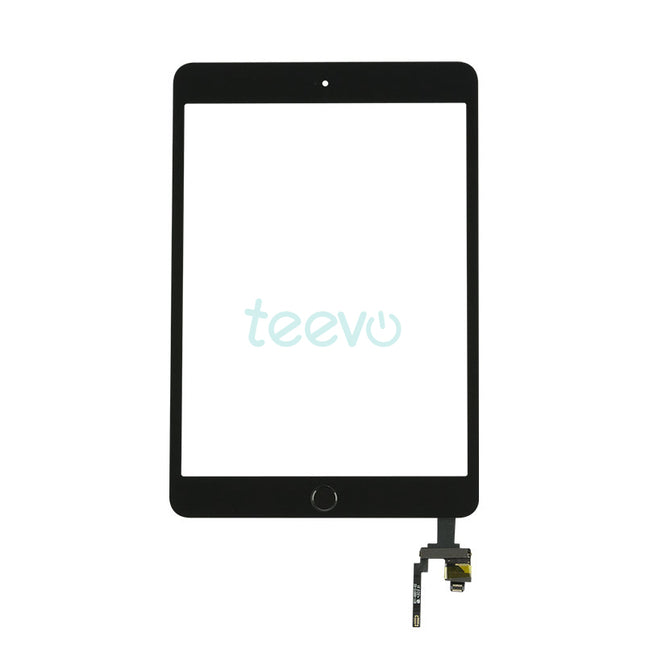 For iPad Mini 3 | Touch/Digitizer Assembly with small components | Black(Aftermarket)