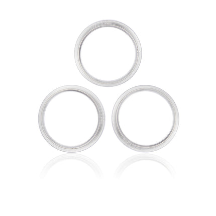 For iPhone 13 pro max Back camera ring/3pcs Silver(Premium OEM)(SKU:1478677)