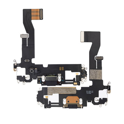 For iPhone 12 / 12 Pro Charge Port Flex Cable Black (Refurbished)***DE Warehouse***(SKU:1530790)