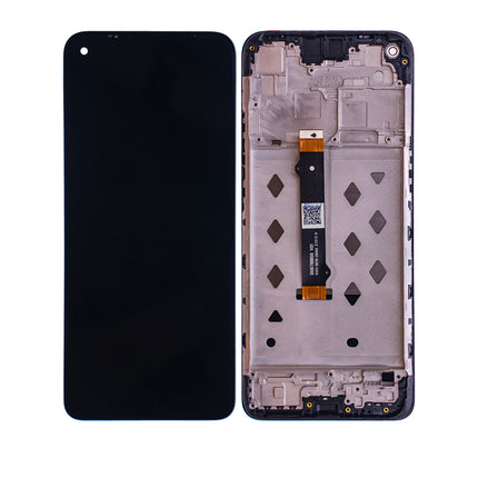 For Motorola G9 Power/XT2091 | LCD Assembly With Frame | Black(Refurbished)
