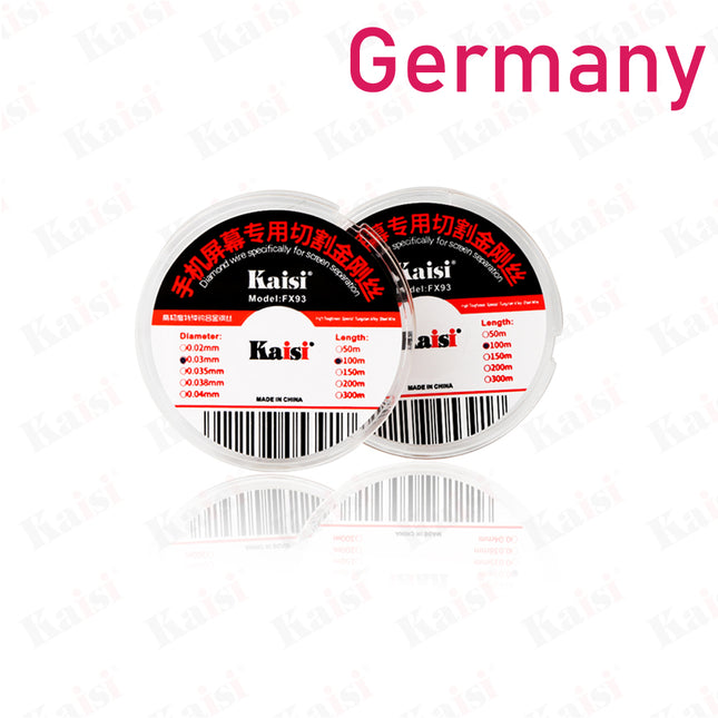 Kaisi Cutting Wire 0.03mmX100M"/Tungsten alloy***DE Warehouse***