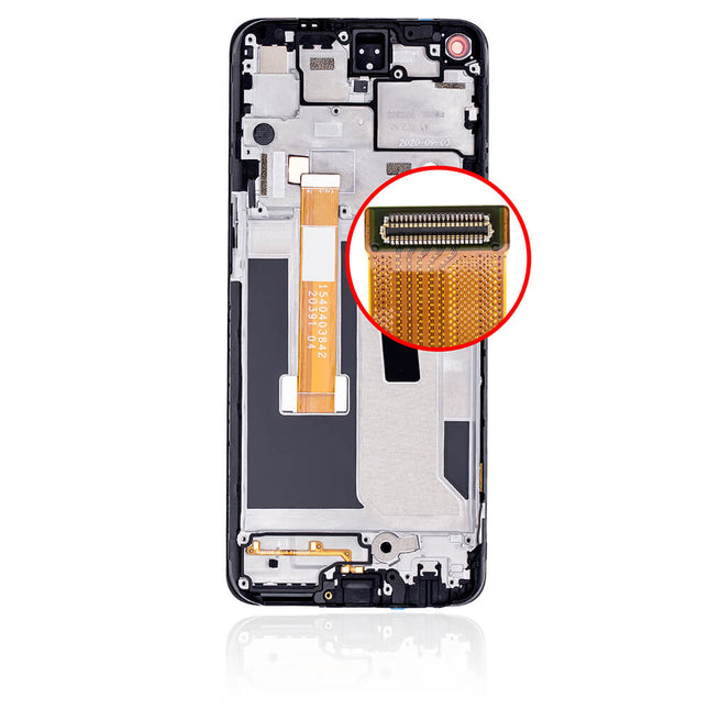 For OnePlus Nord N10 5G | LCD Assembly With Frame | Black(Refurbished)