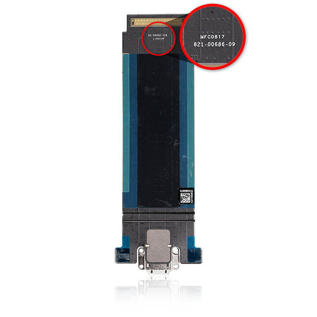 For iPad Pro 12.9inch 2nd | Charge Port Flex Cable/3G version | Black(Premium OEM)