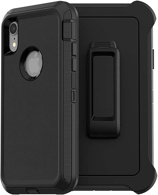 For iPhone XR no logo phone case|Black