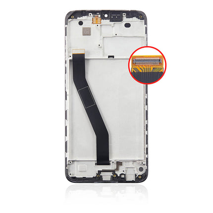 For Xiaomi Redmi 8/Redmi 8A LCD Assembly With Frame Black(Refurbished)(SKU:1276199)