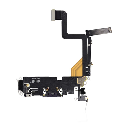 For iPhone 14 pro|Charge Port Flex Cable|Purple(Premium OEM)(SKU:1500540)