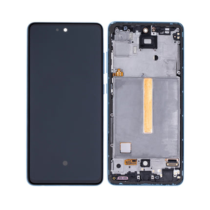 For Samsung Galaxy A52 4G/A525 OLED assembly with Frame /smaller size 6.36 inch /A526/A52s/A+A 4G/5G Blue (SKU:1565725)