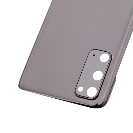 For Samsung Galaxy S20 Back Cover With Camera Cover(No Logo) Black(Aftermarket Plus)(SKU:1337150)